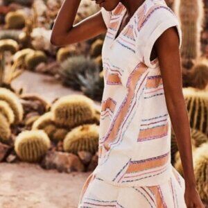 Anthropologie Holding Horses Boho Striped Dress